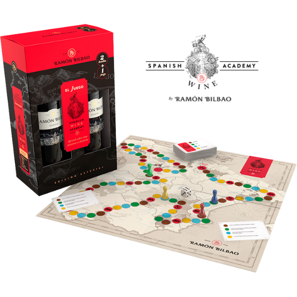 Pack - Estuche Ramon Bilbao Reserva 2015 + juego de mesa