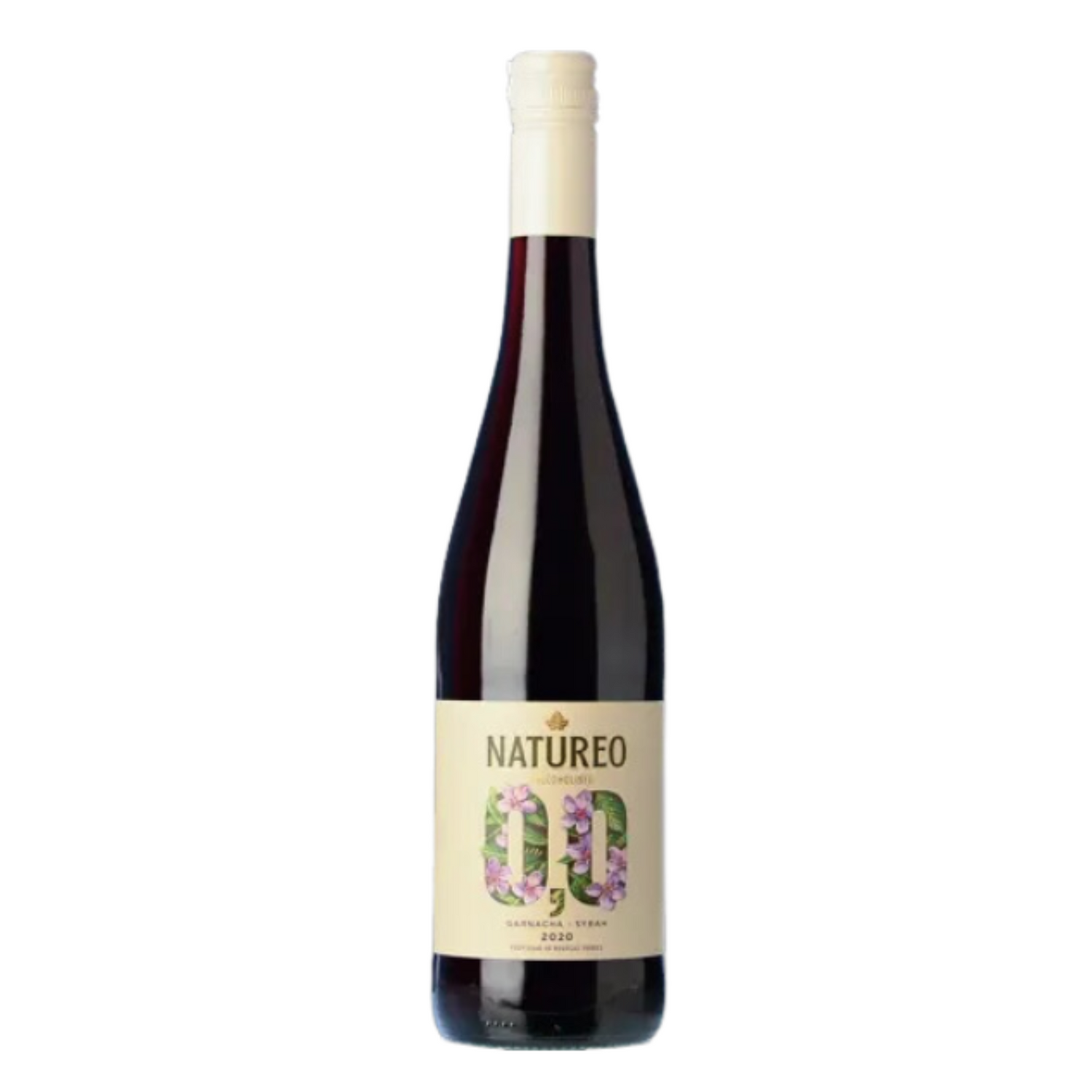 Natureo vino tinto sin alcohol