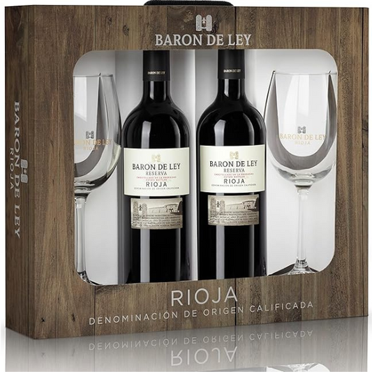 Pack - Estuche Barón de Ley Reserva Rioja